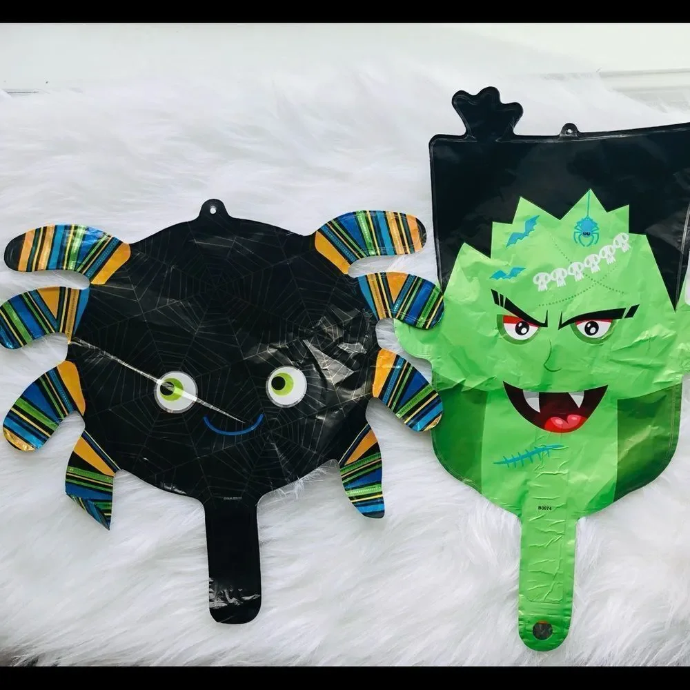 Happy Halloween 10 Pcs Foil Balloons Seasonal Decoration Party Supplies For Kids